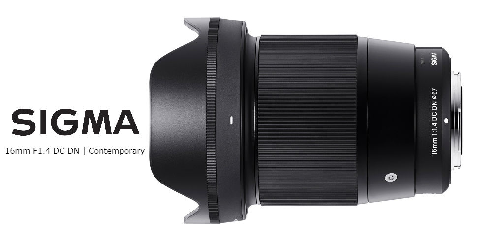 Sigma 16mm F1.4 DC DN Contemporary Lens Announced - For Sony E-mount